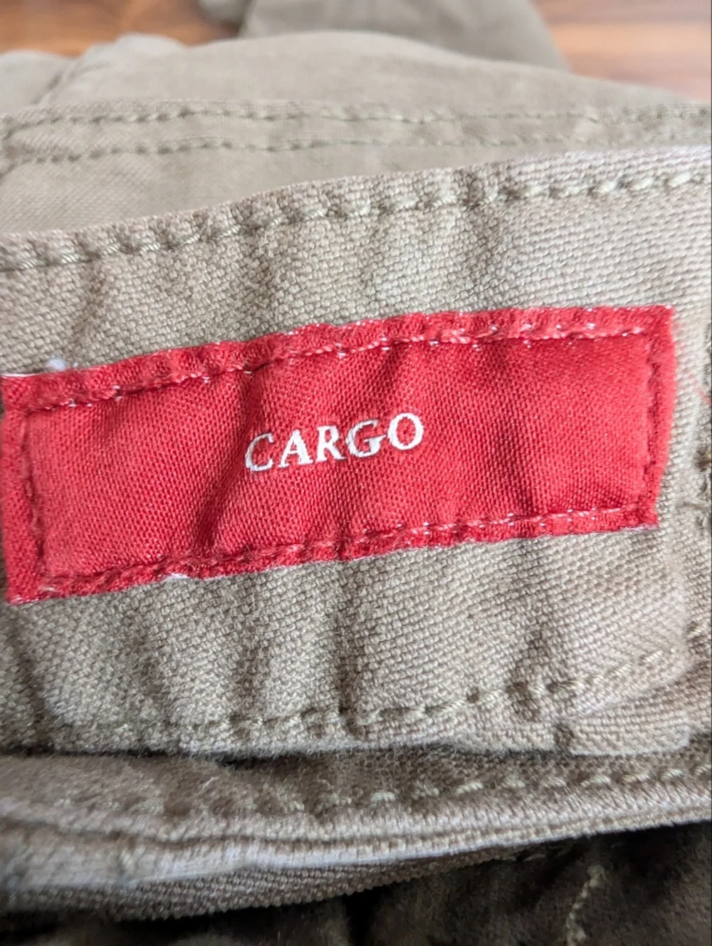 Lucky Brand Mens 32 Military Green Cargo RMen's Patchwork Cargo Pants - Olive - Picture 10 of 16